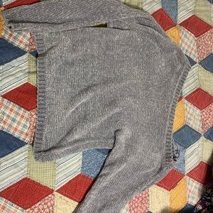 Off shoulder super soft grey sweater BRAND NEW